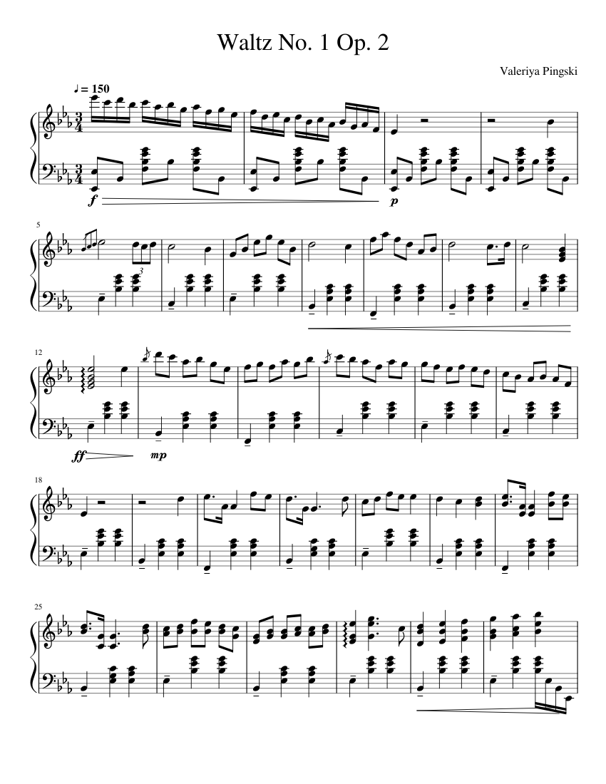 Waltz No. 1 Op. 2