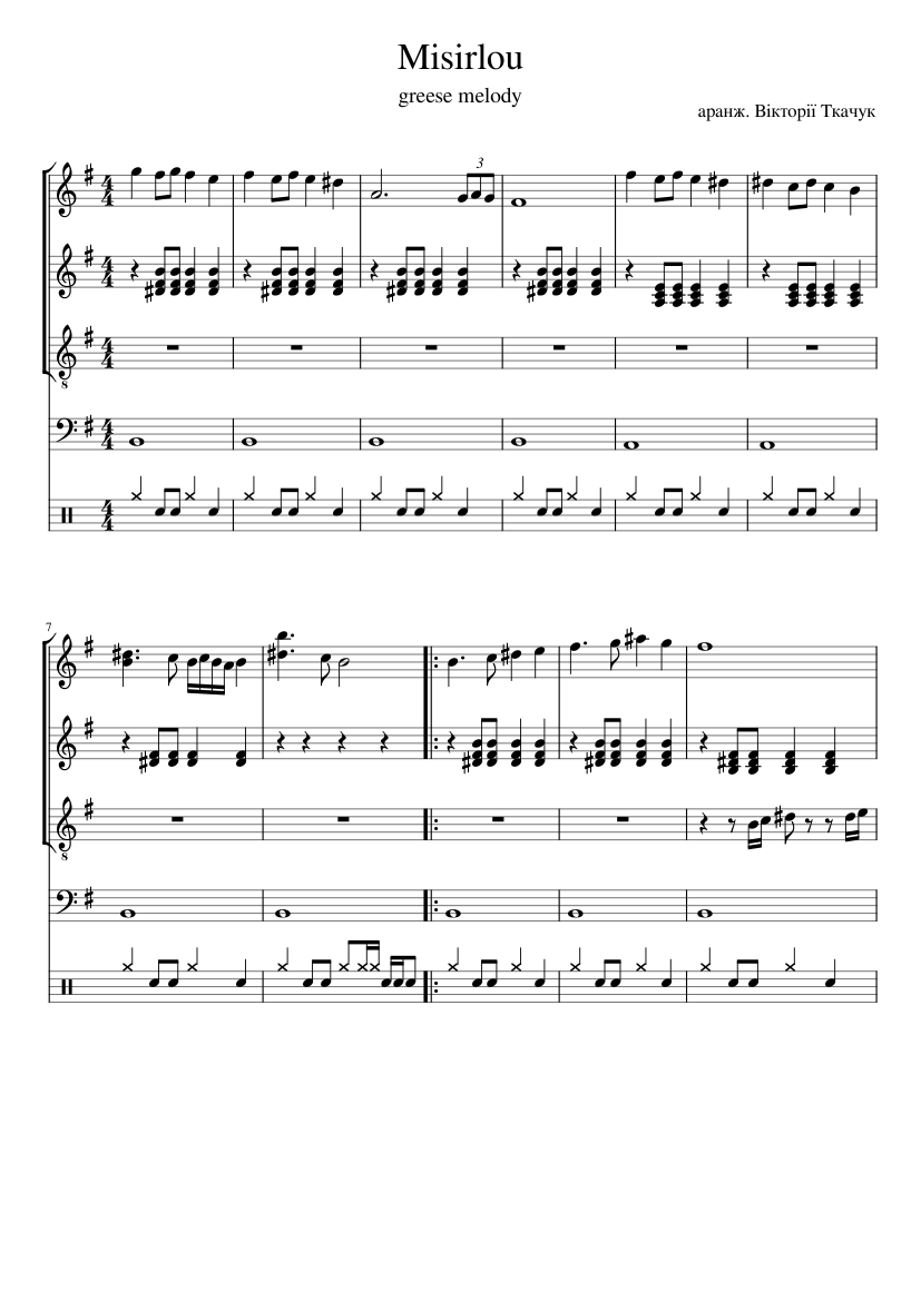 Misirlou for bandura