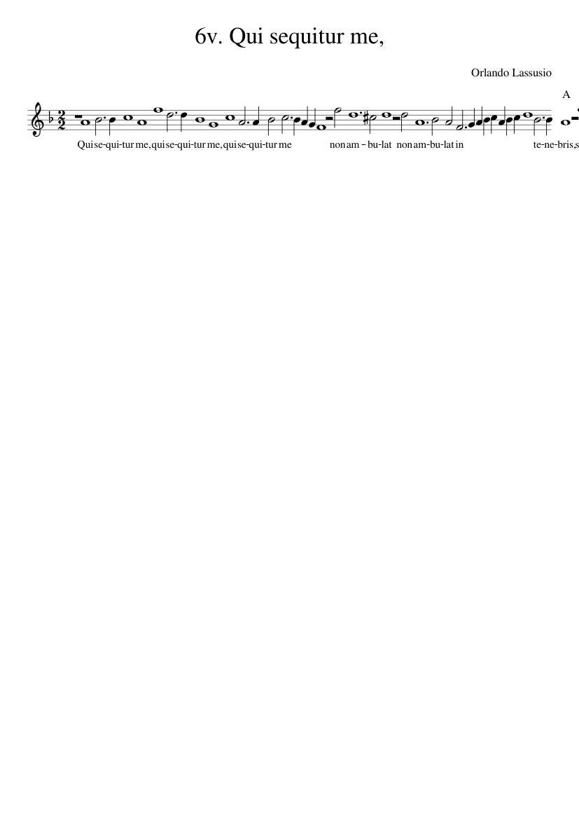 6v. Qui sequitur me