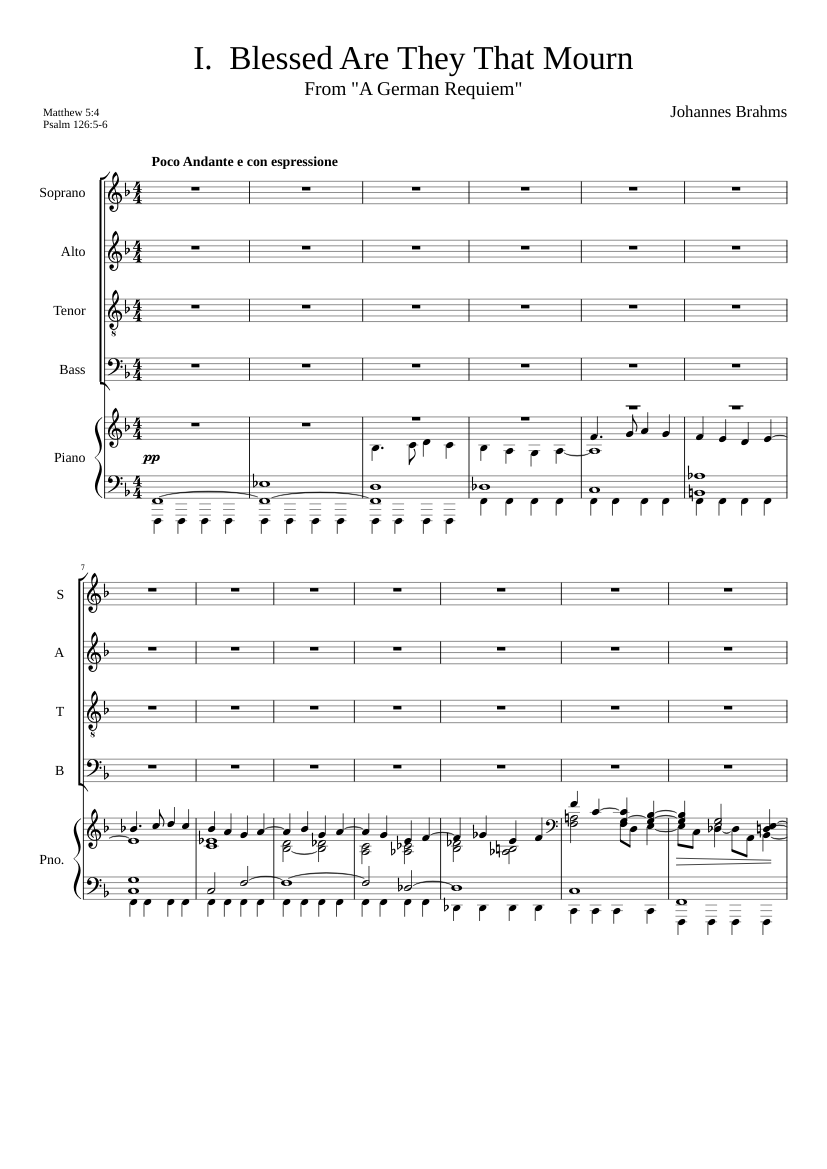 Ein deutsches Requiem Op.45