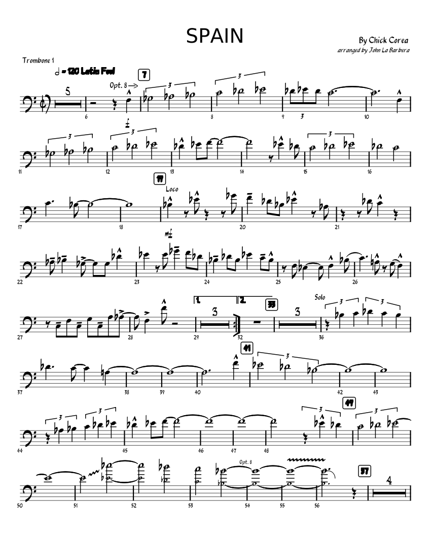 スペイン 楽譜 ピアノ (ジャズバンド) | MuseScore.com