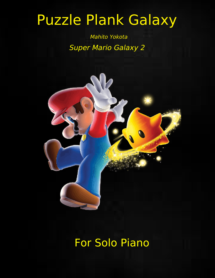 Puzzle Plank Galaxy- Piano Solo ( Super Mario Galaxy 2 ) Sheet music for  Piano (Solo) | Musescore.com