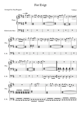 for evigt by Volbeat free sheet music | Download PDF or print on  Musescore.com