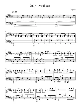 Free Only My Railgun by fripSide sheet music | Download PDF or print on  Musescore.com