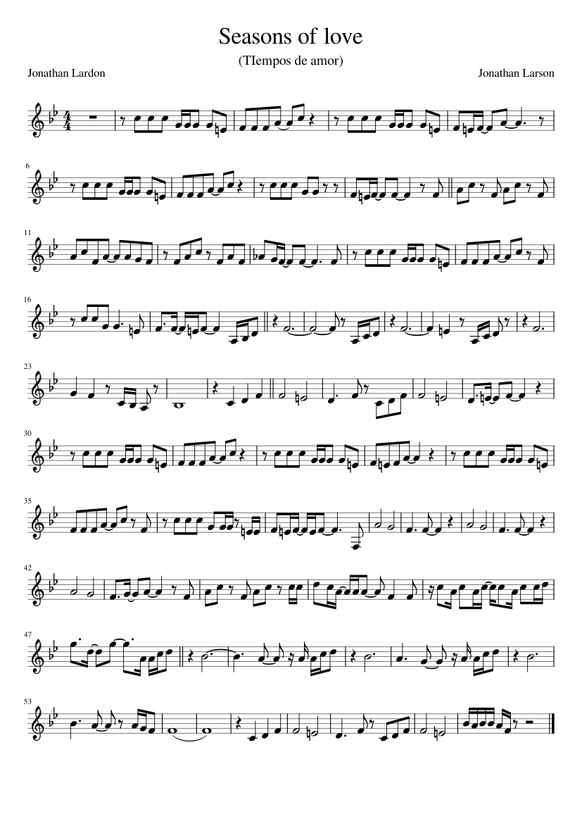 seasons of love