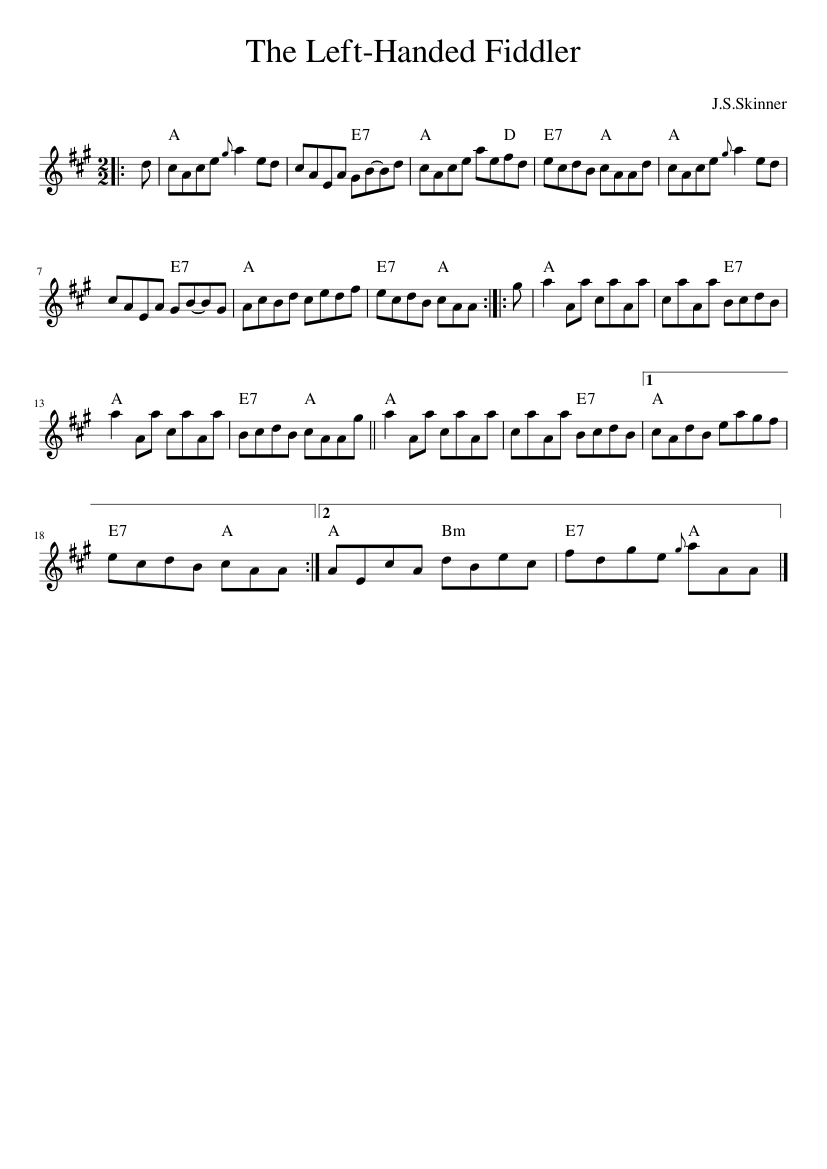 The Left-Handed Fiddler