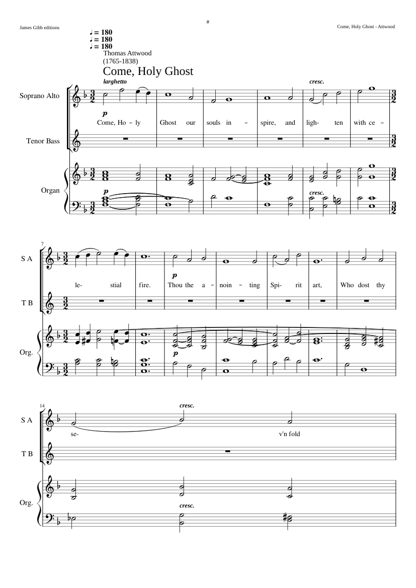 Come Holy Ghost
