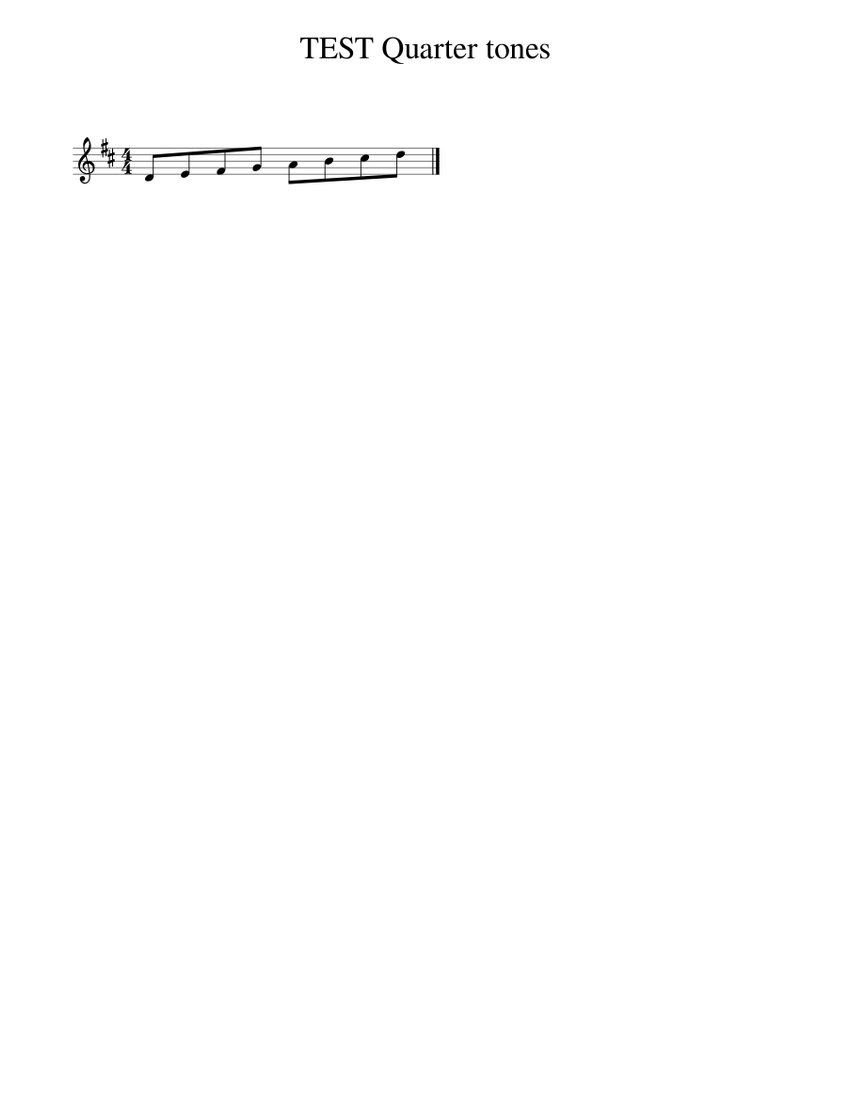 TEST Quarter tones Sheet music for Piano (Solo) Easy | Musescore.com