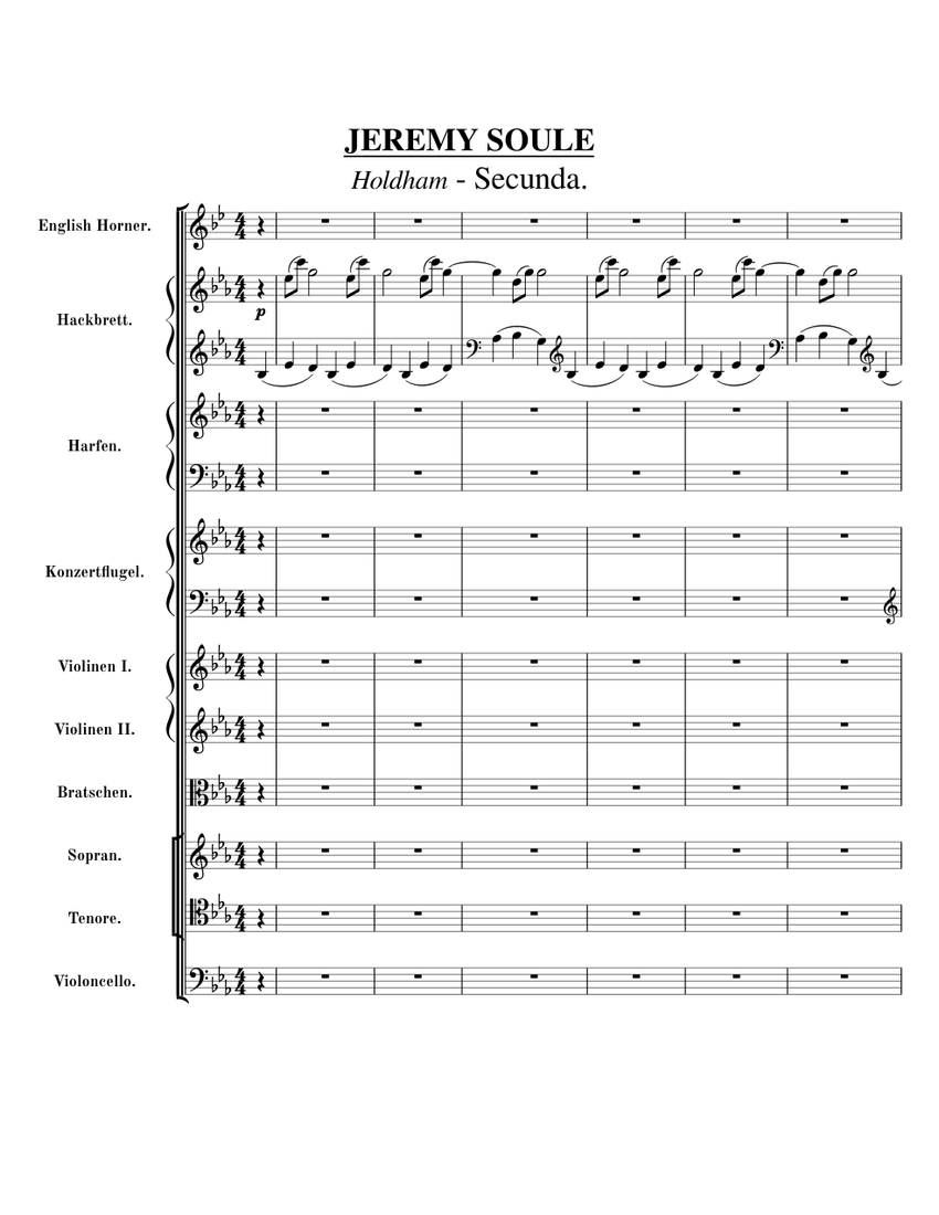 Jeremy Soule-Holdham - Secunda. {From the Elder Scrolls V: Skyrim.} Sheet  music for Piano, Soprano, Tenor, Oboe & more instruments (Chamber  Orchestra) | Musescore.com