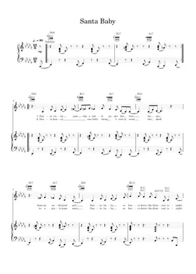 Santa Baby (arr. Inky Celeste) Sheet Music | Taylor Swift | Piano Solo