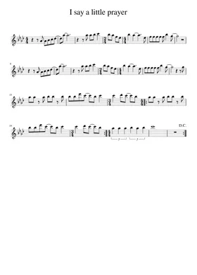 Free I Say A Little Prayer by Aretha Franklin sheet music | Download PDF or  print on Musescore.com