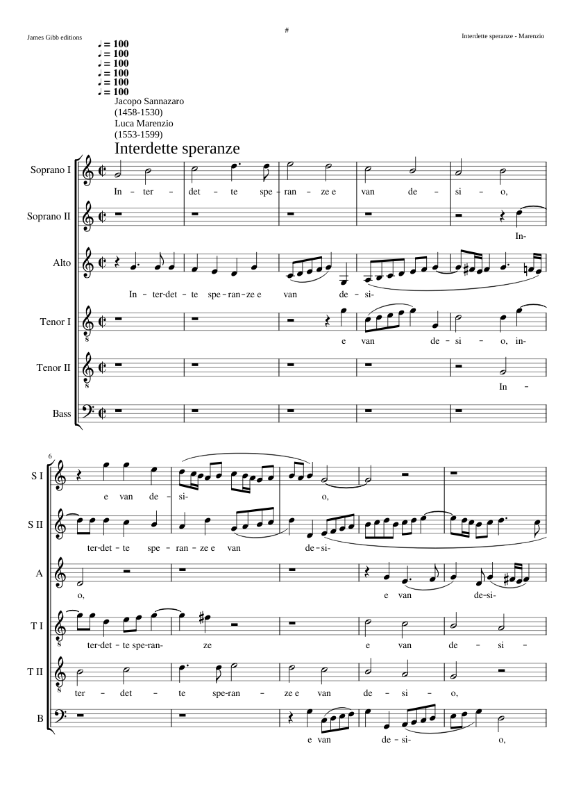 Interdette Speranze e van desio