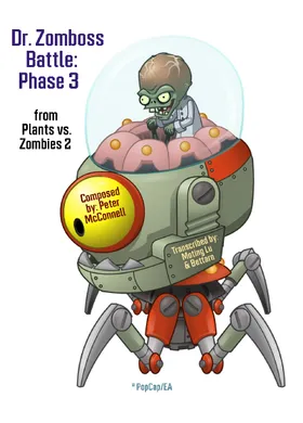 Dr. Zomboss Boss Battle: Phase 2 – Plants vs. Zombies 2 Sheet music for  Piano, Trombone, Bass guitar, Drum group & more instruments (Mixed  Ensemble)
