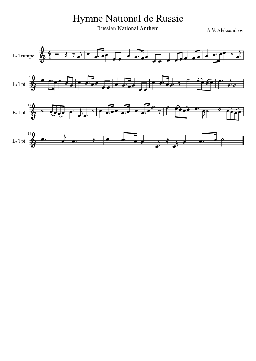 russian national anthem