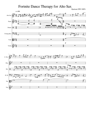 Fortnite Default Dance Emote Sheet Music Free Download In Pdf Or Midi On Musescore Com