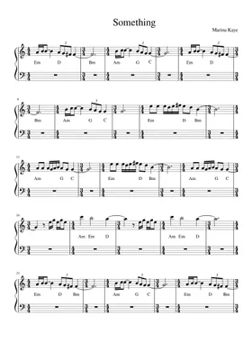 Free Marina Kaye sheet music | Download PDF or print on Musescore.com