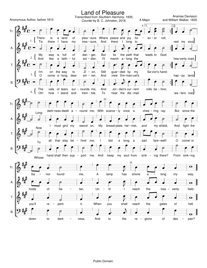 Land of Pleasure - Ananias Davisson