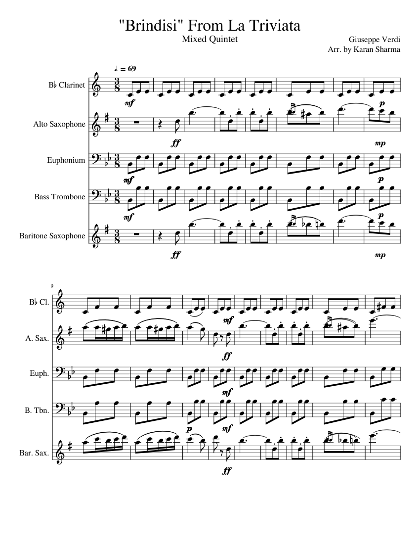 BRINDISI FROM LA TRAVIATA.