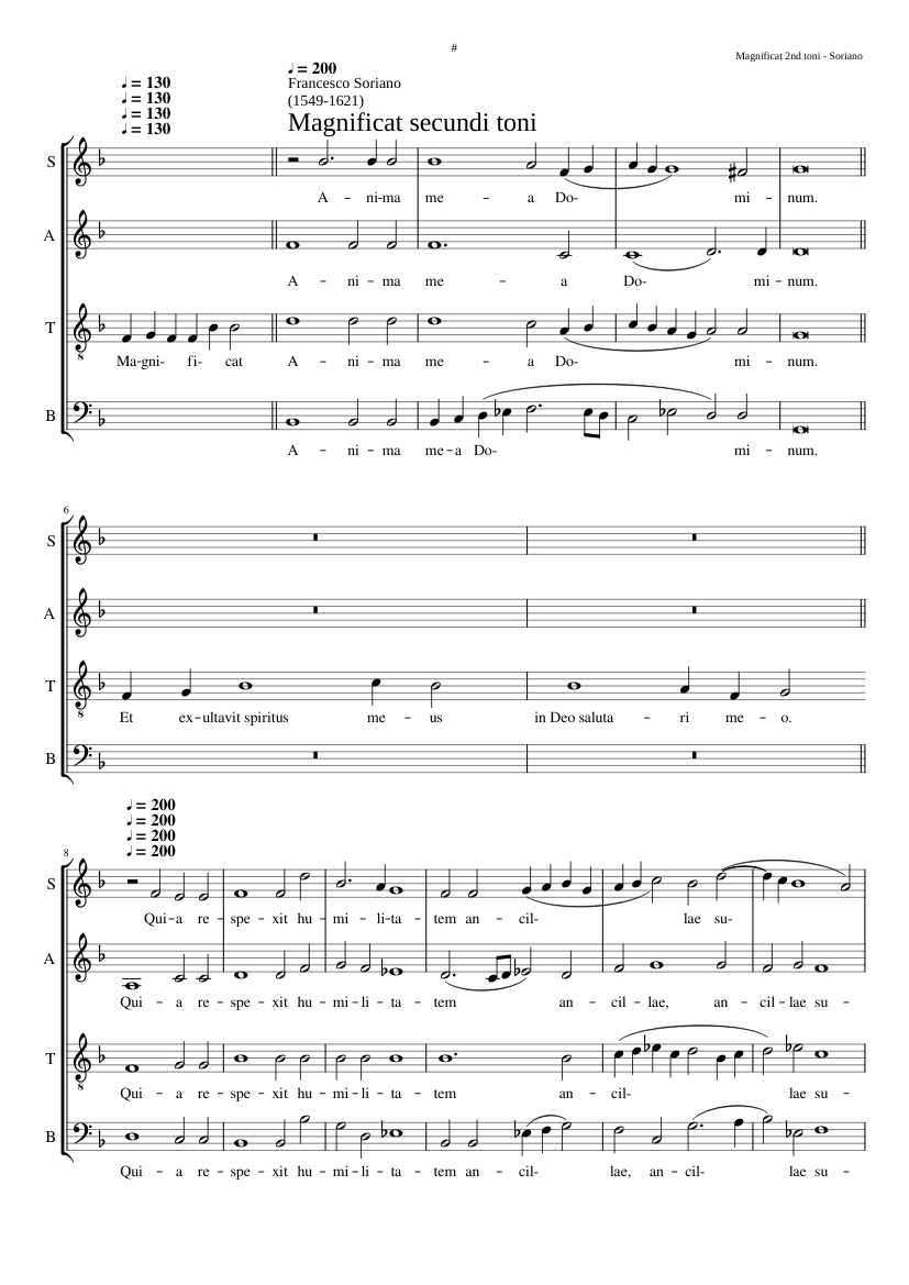 Magnificat secundi toni