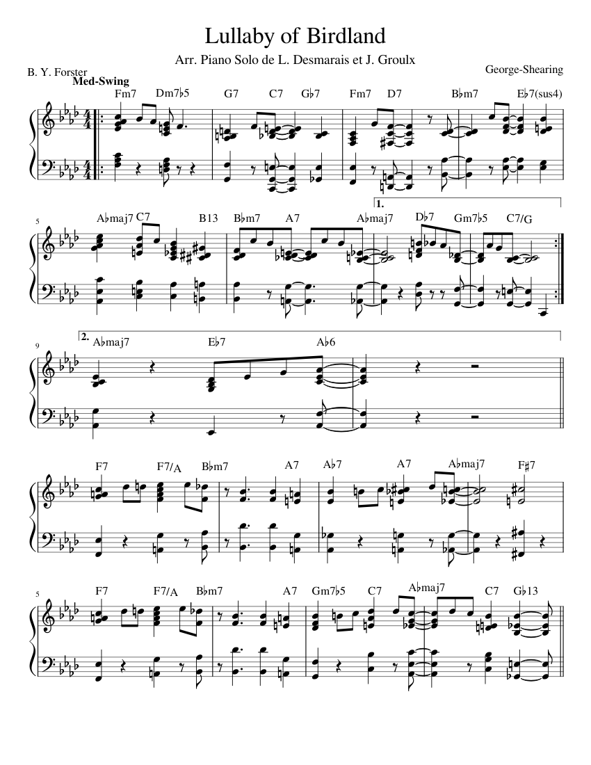 lullaby of birdland