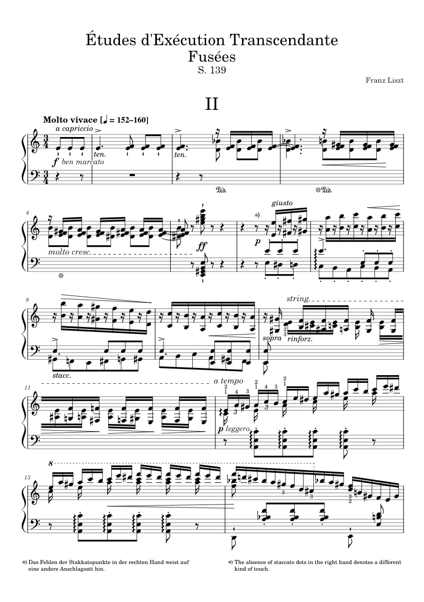 超絶技巧練習曲第2番「フュゼ」 楽譜 ピアノ (ソロ) | MuseScore.com