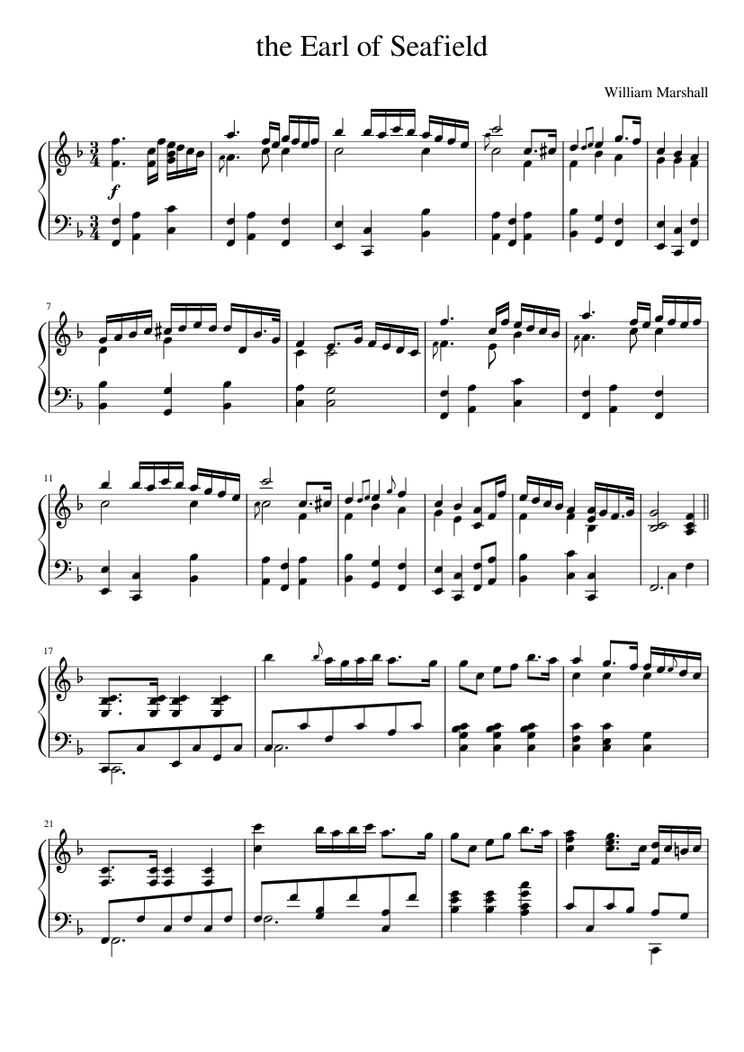 the Earl of Seafield