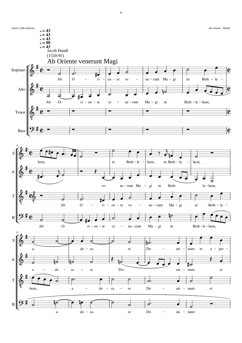 Ab Oriente Venerunt Magi