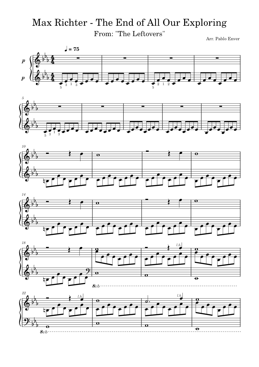 max richter spring 1 sheet music