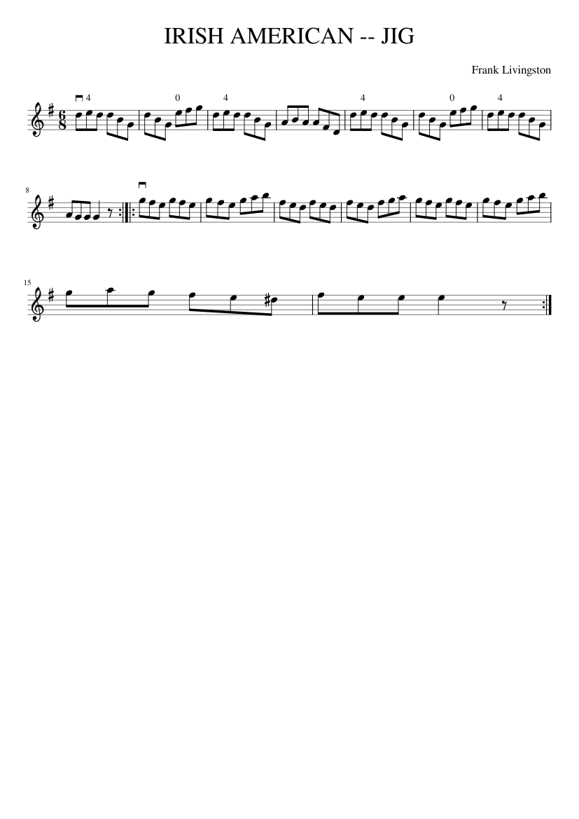 IRISH AMERICAN -- JIG
