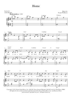 Free Frank Wildhorn, Wonderland Musical sheet music | Download PDF or print  on Musescore.com