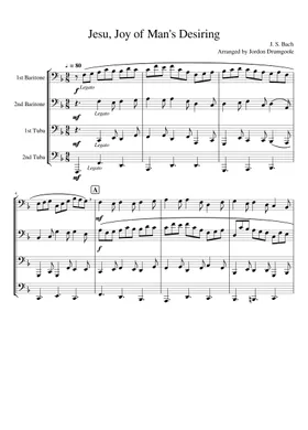 Trombone/ Low Brass Ensemble Arrangements sheet music by Jordon D