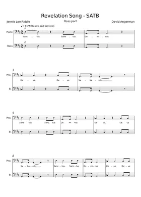Revelation Song by Jennie Lee Riddle - Trumpet - Digital Sheet Music