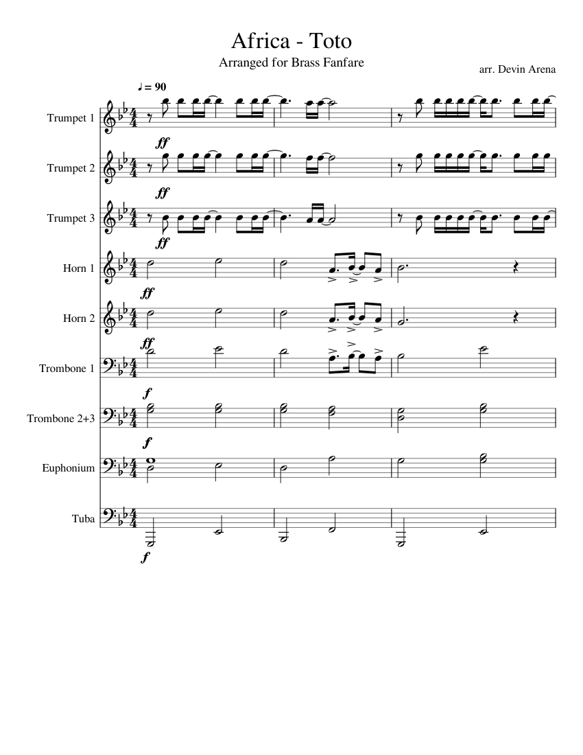 Africa Fanfare (Brass)