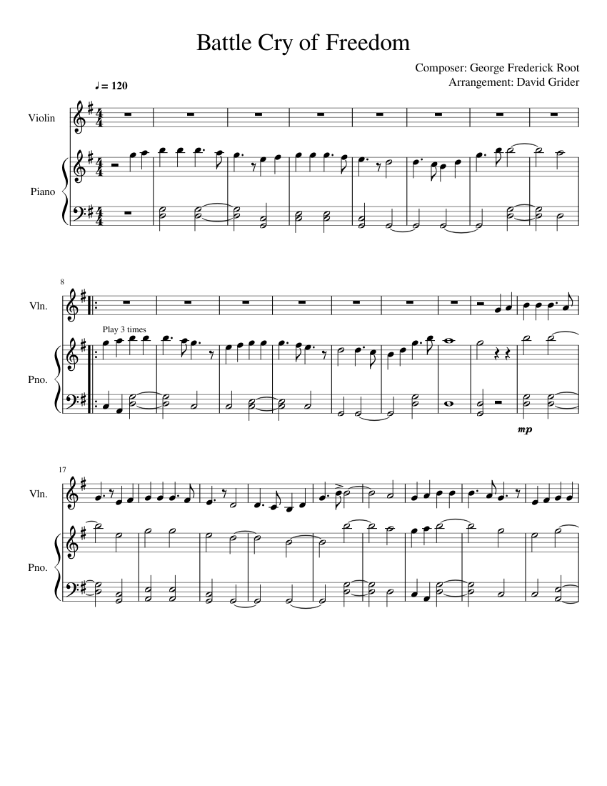 The Battle Cry of Freedom