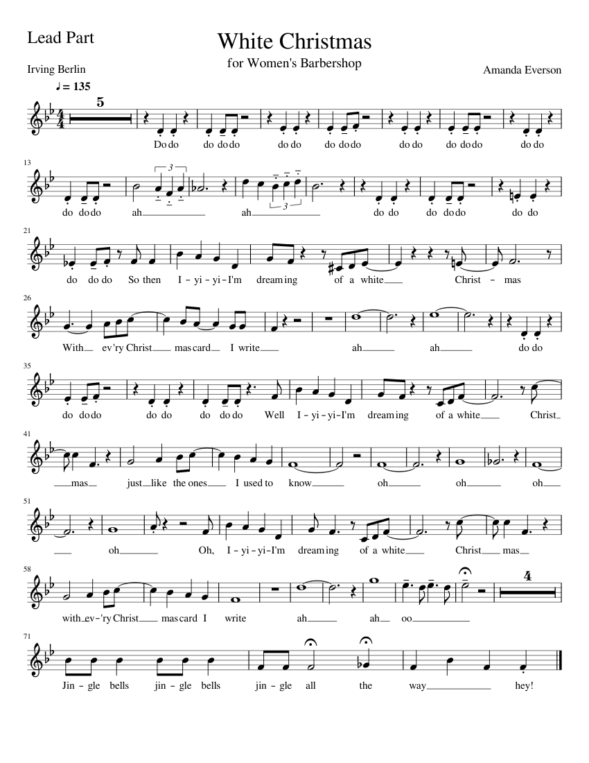 white-christmas-lead-part-sheet-music-for-piano-solo-musescore-com for Free Printable Piano Sheet Music For White Christmas White Christmas-Lead Part Sheet Music for Piano (Solo) | MuseScore.com for Free Printable Piano Sheet Music For White Christmas
