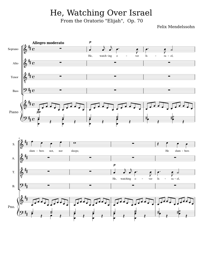 Elijah [Elias] Op. 70
