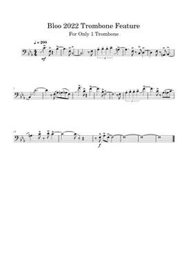 Epic Wubbox Sheet music for Trombone (Solo)