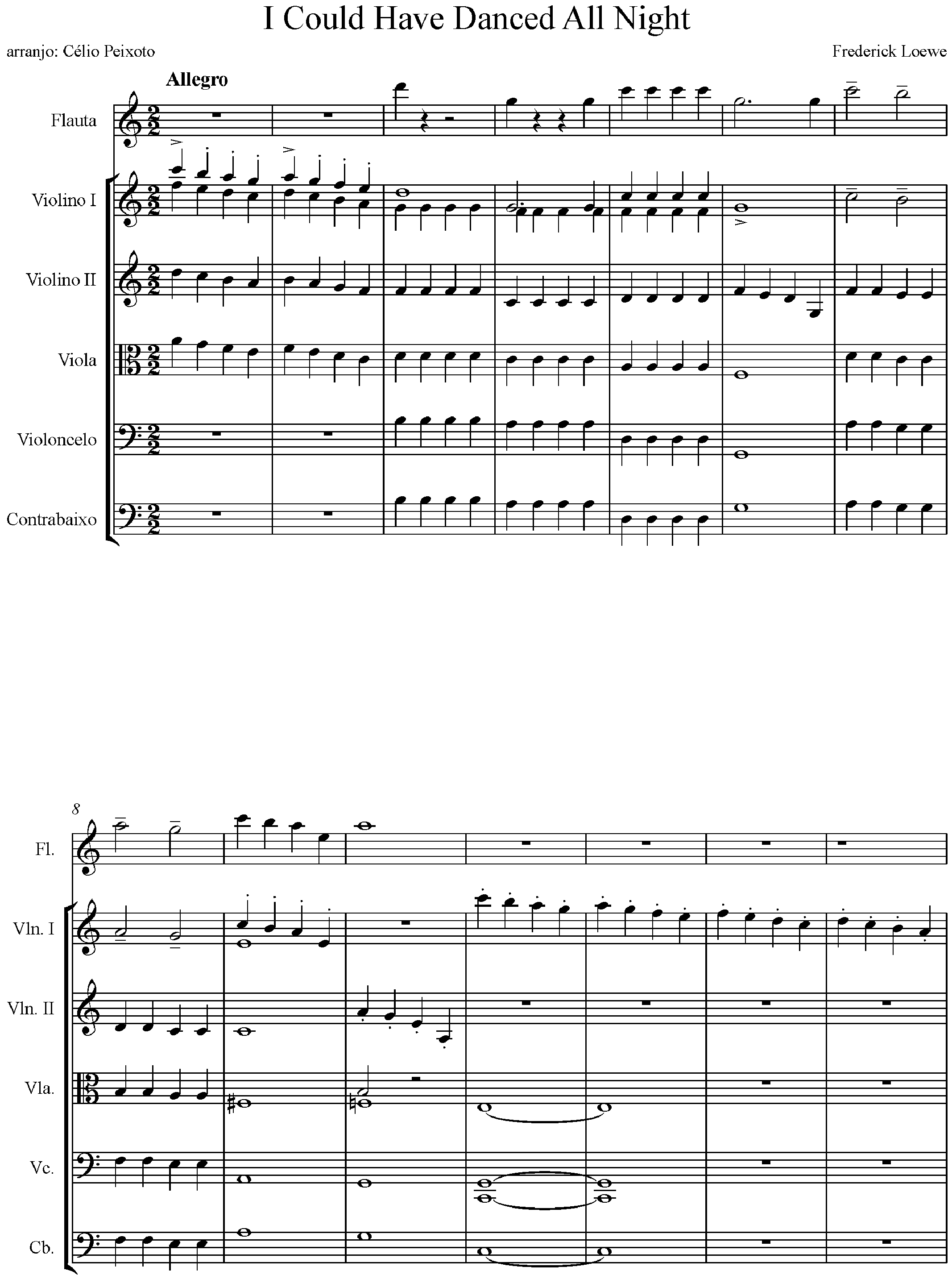 Play Official version of I Could Have Danced All Night Sheet Music