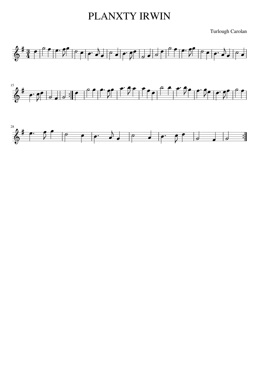 PLANXTY IRWIN