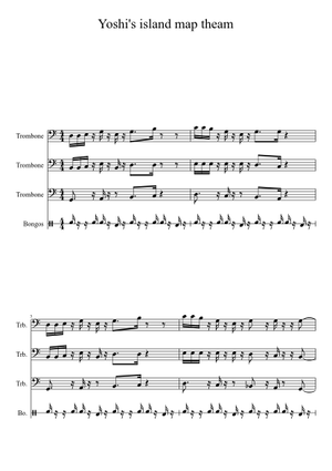 Super Mario World 2 Yoshis Island Flower Garden Sheet Music Free Download In Pdf Or Midi On Musescore Com