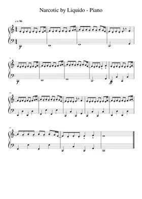 Free Narcotic by Liquido sheet music | Download PDF or print on  Musescore.com