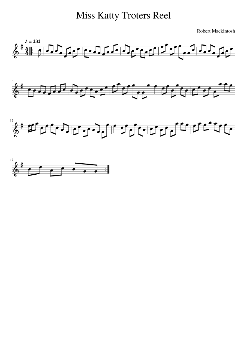 Miss Katty Troters Reel