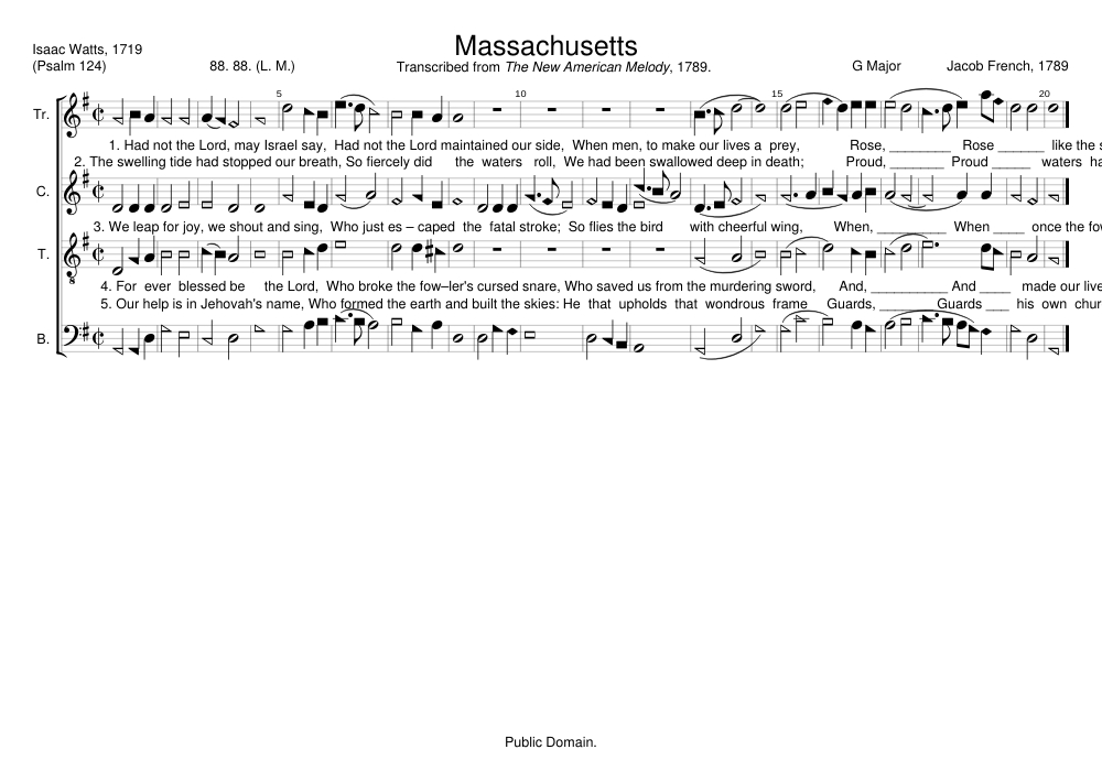 Massachusetts - Jacob French