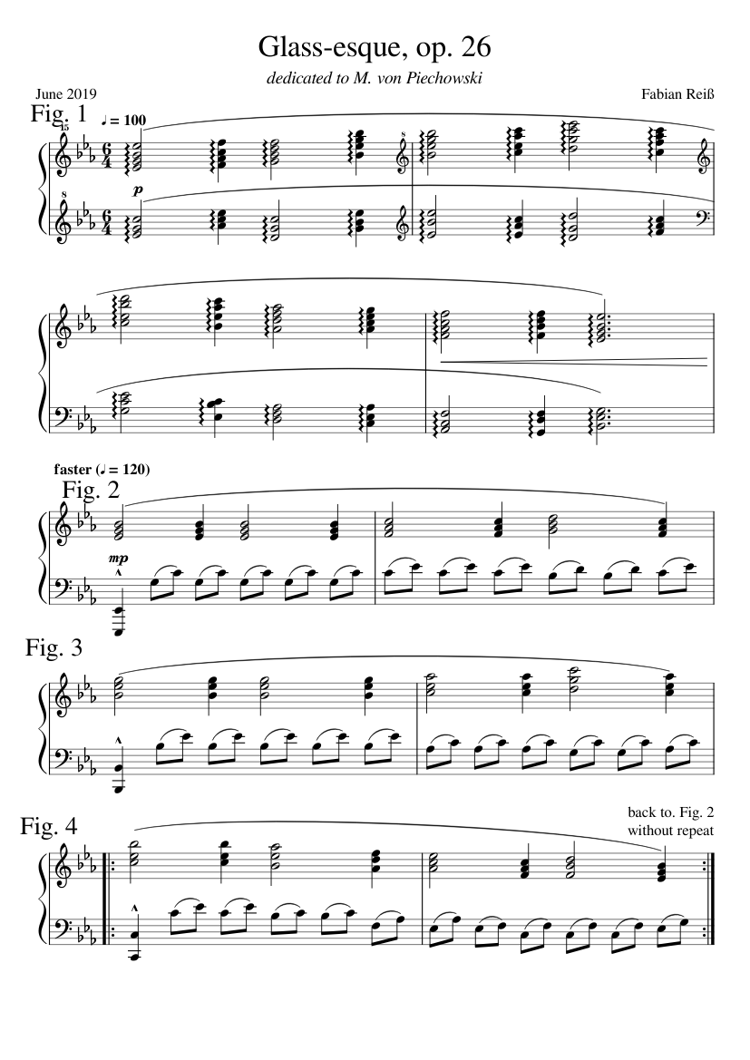 Glass-esque op. 26