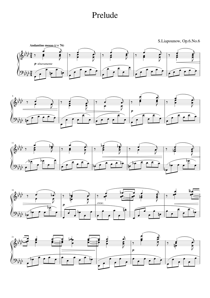 7 Preludes Op.6