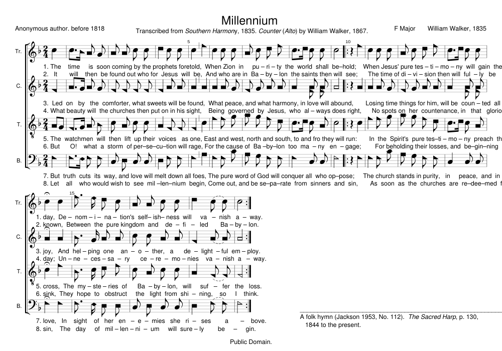 Millennium - William Walker