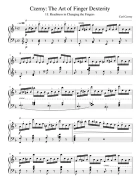 Czerny sheet music | Play, print, and download in PDF or MIDI sheet music  on Musescore.com