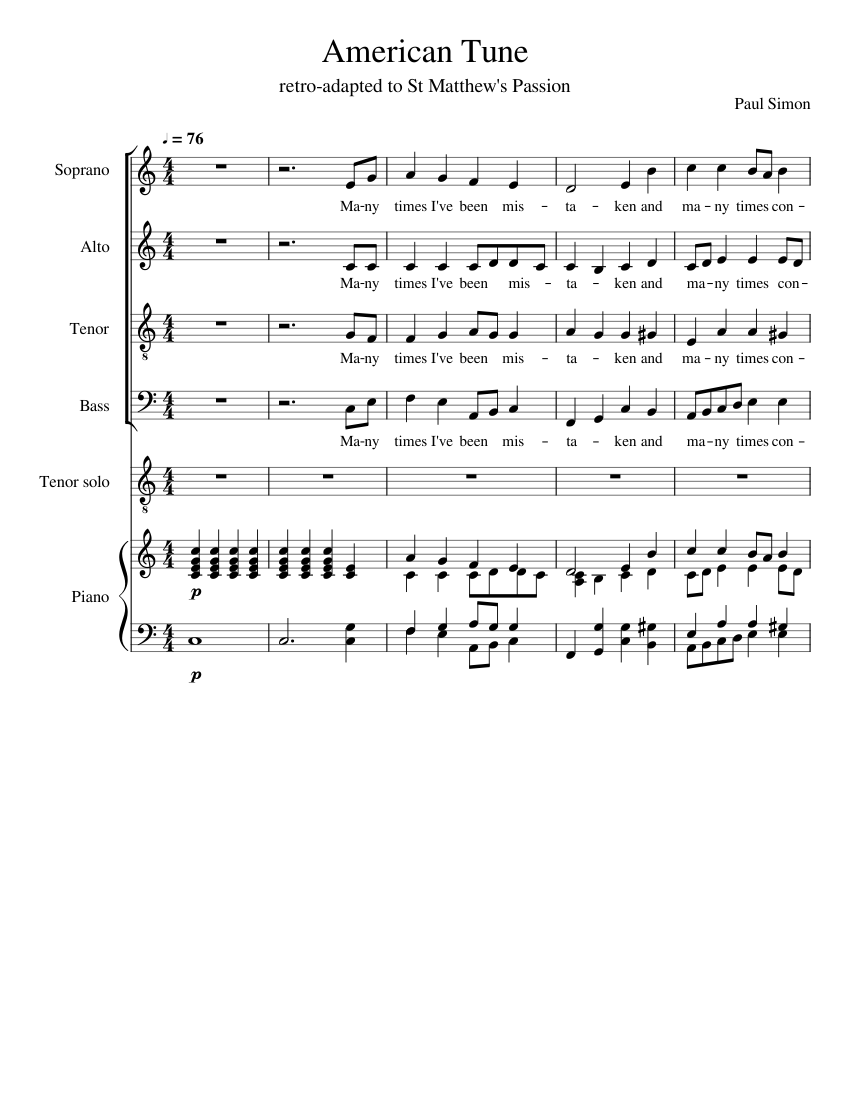 american tune