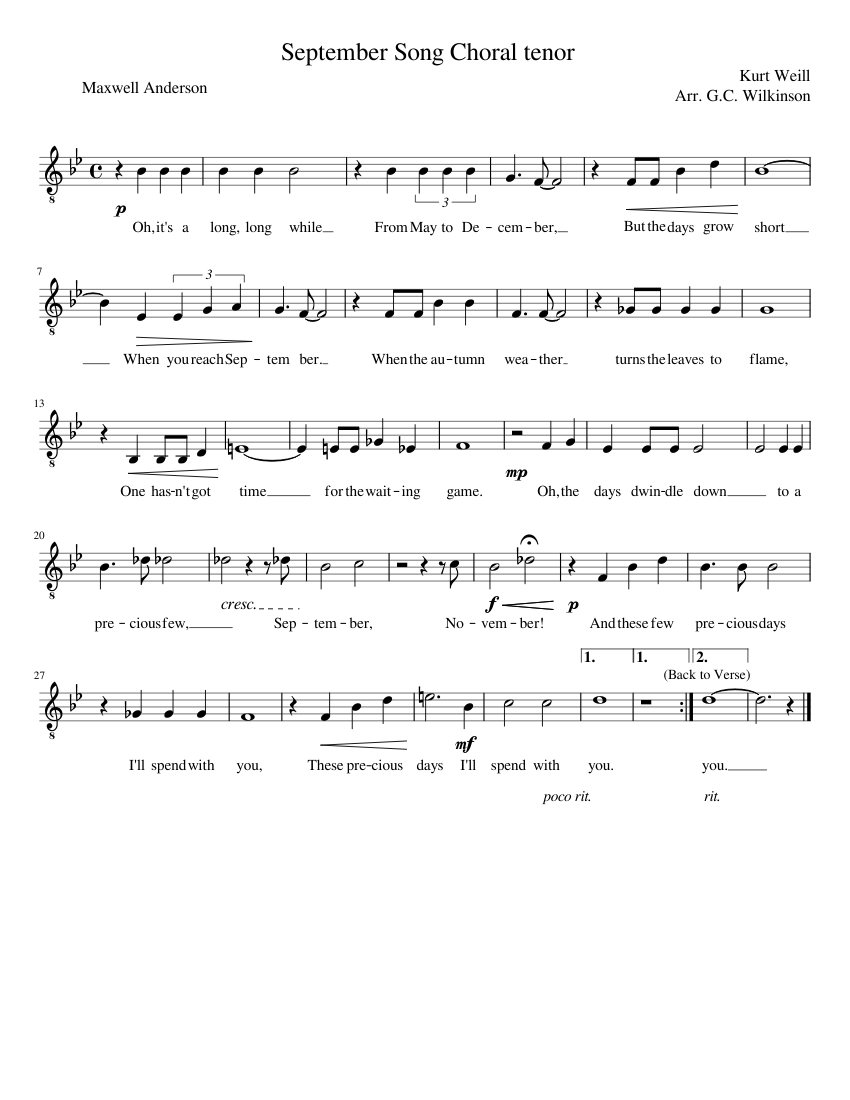 September song