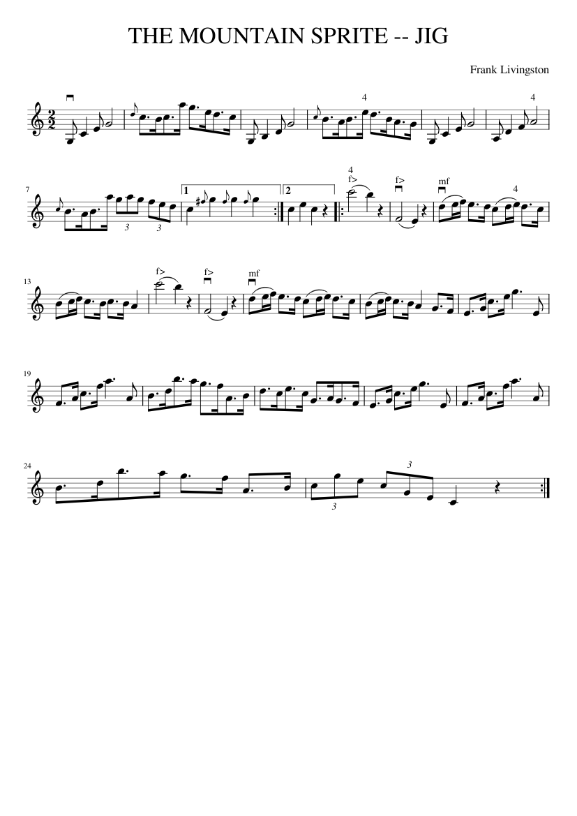 THE MOUNTAIN SPRITE -- JIG